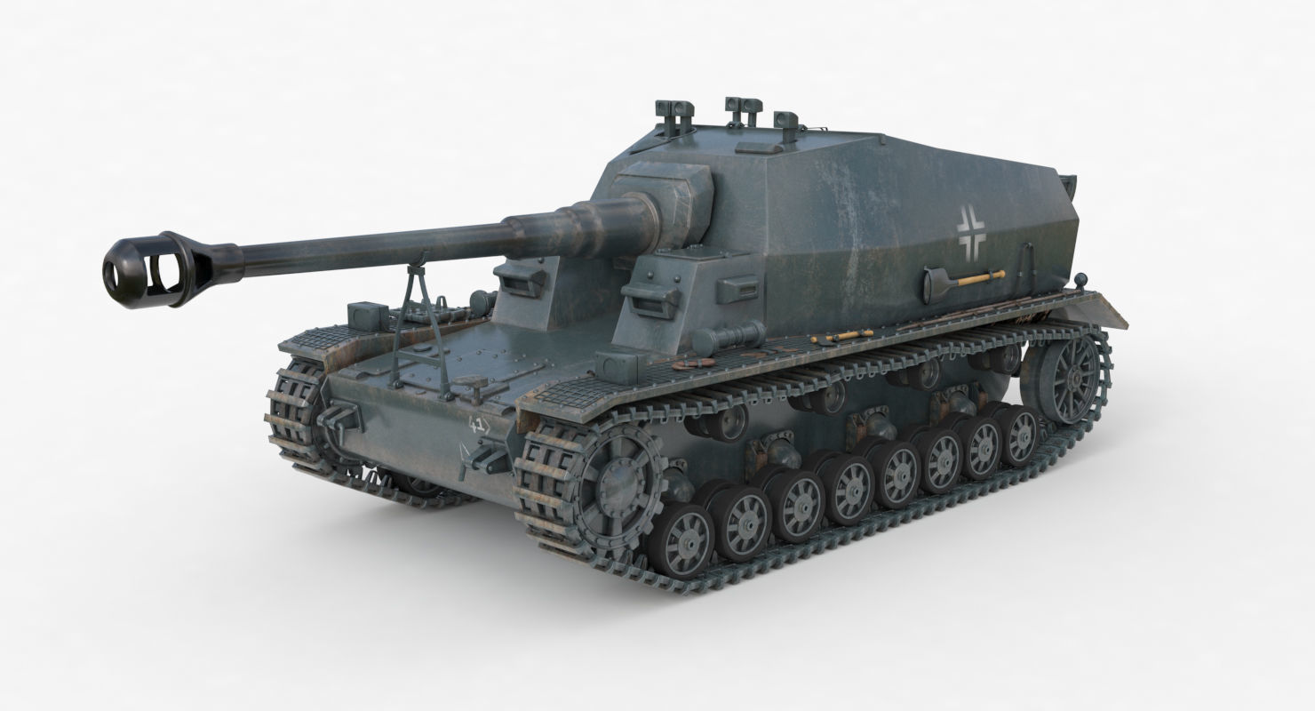 Tank K18 Auf Panzer Vray  3D model_27