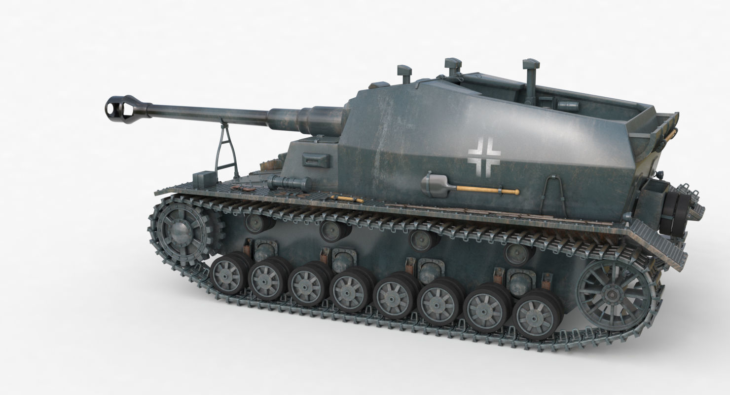 Tank K18 Auf Panzer Vray  3D model_56