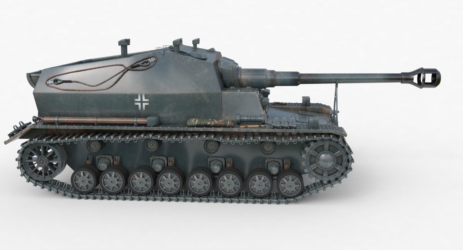 Tank K18 Auf Panzer Vray  3D model_40