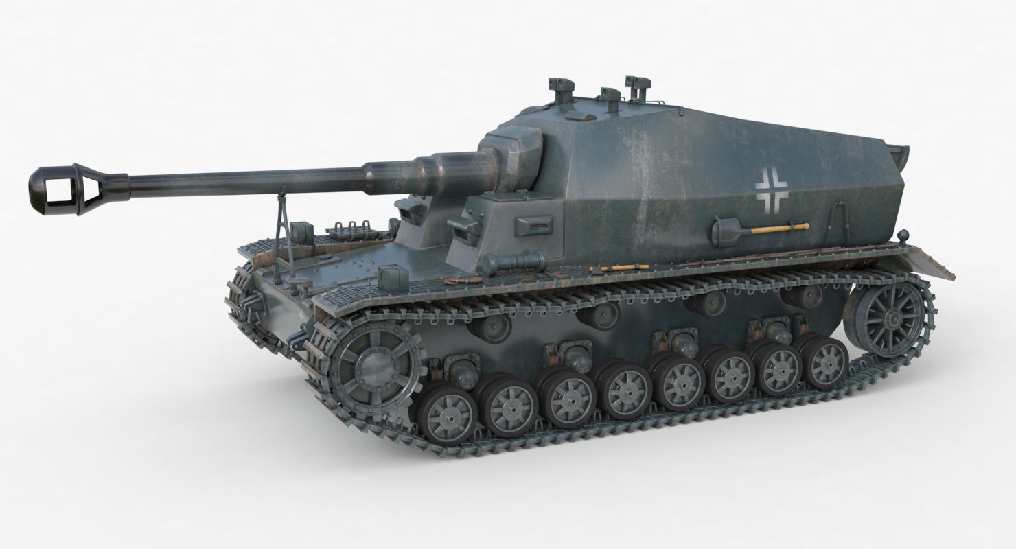 Tank K18 Auf Panzer Vray  3D model_61