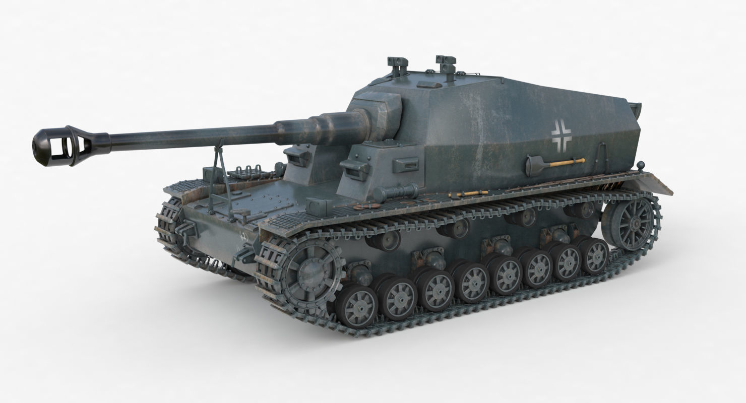 Tank K18 Auf Panzer Vray  3D model_62