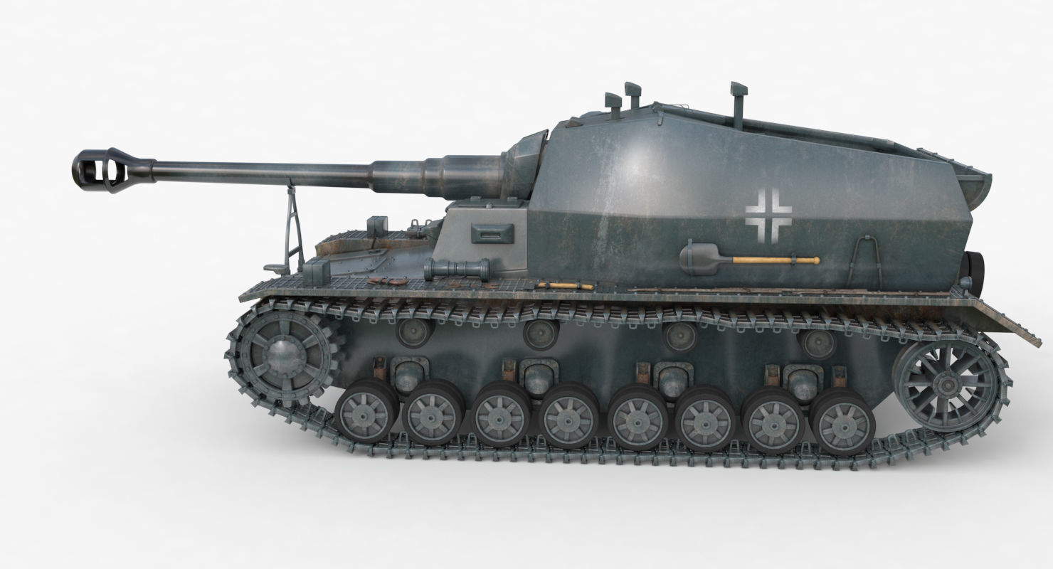 Tank K18 Auf Panzer Vray  3D model_58