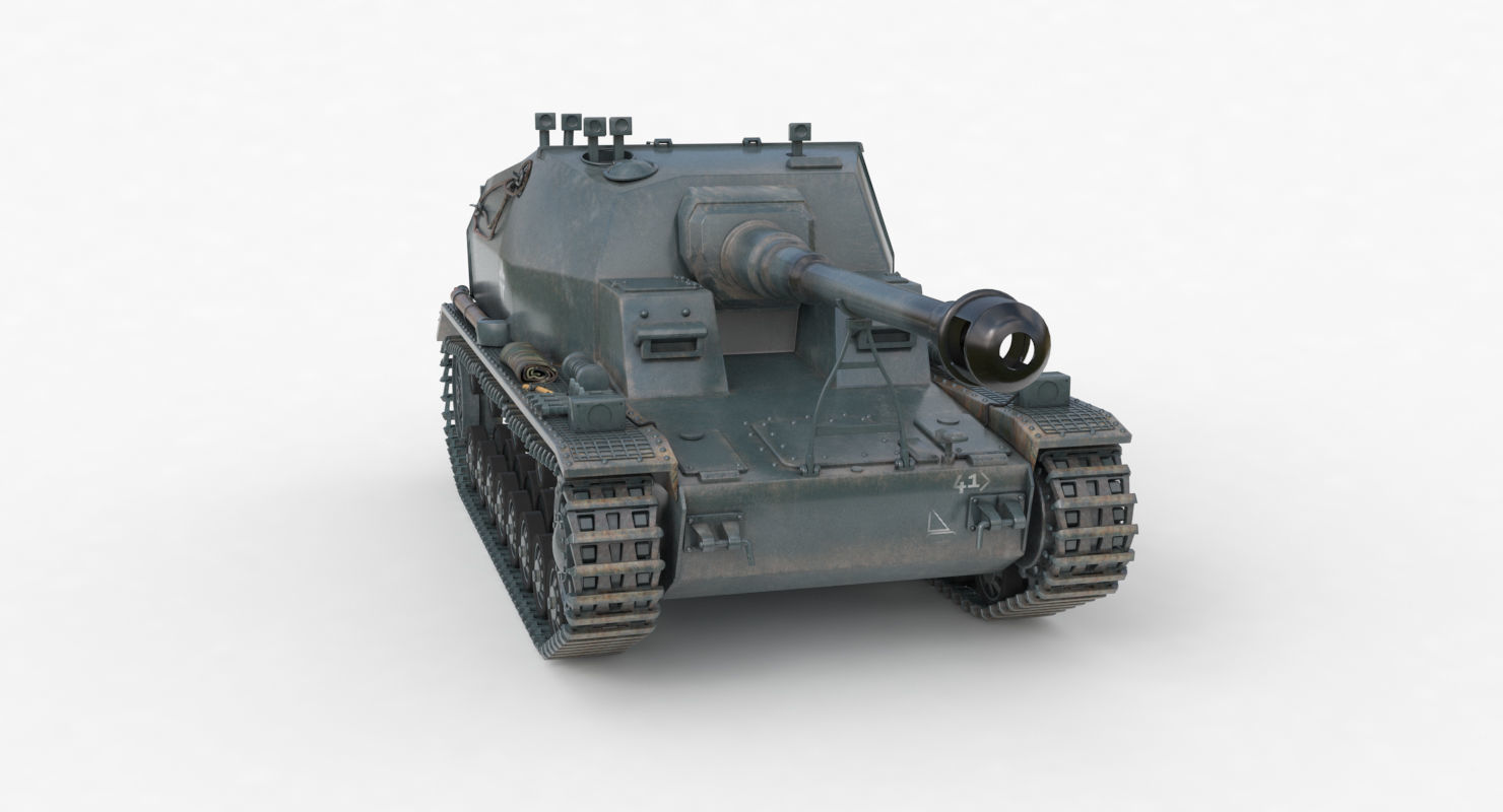 Tank K18 Auf Panzer Vray  3D model_33