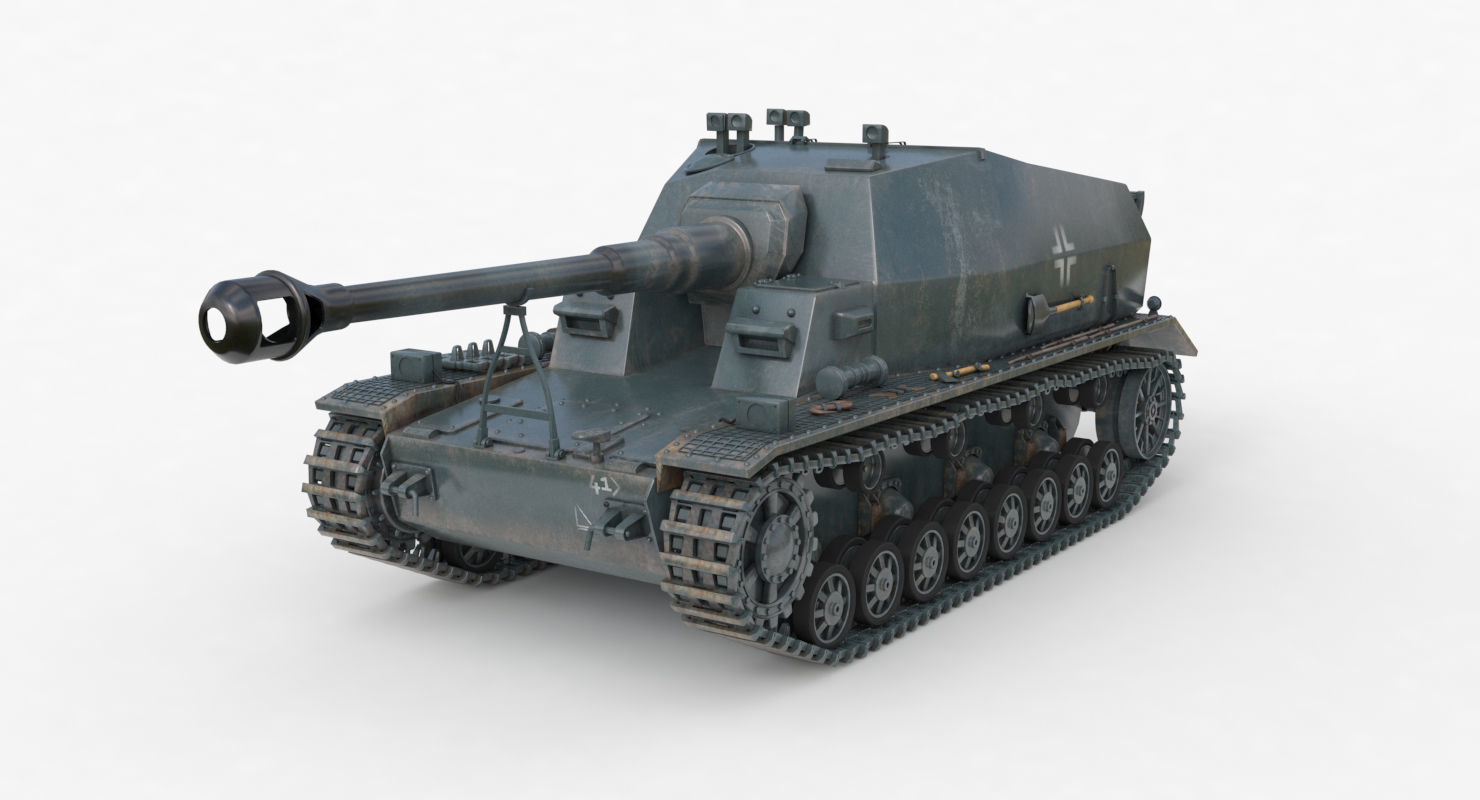 Tank K18 Auf Panzer Vray  3D model_28