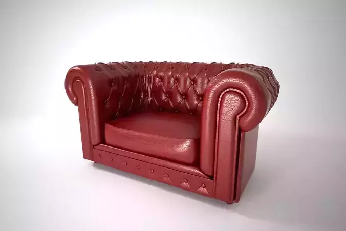 04 LEATHER SOFA SINGLE