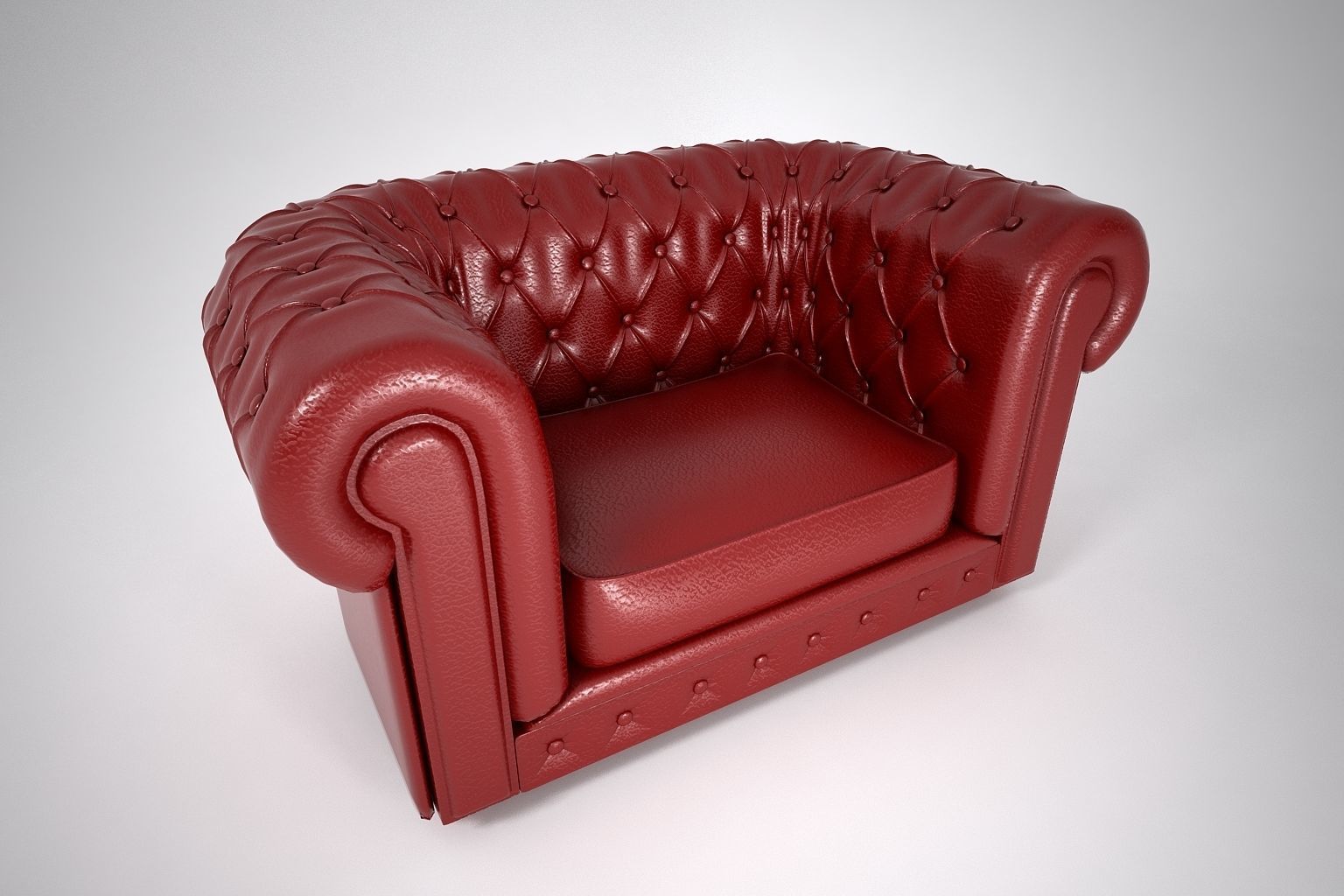 04 LEATHER SOFA SINGLE 3D model_3
