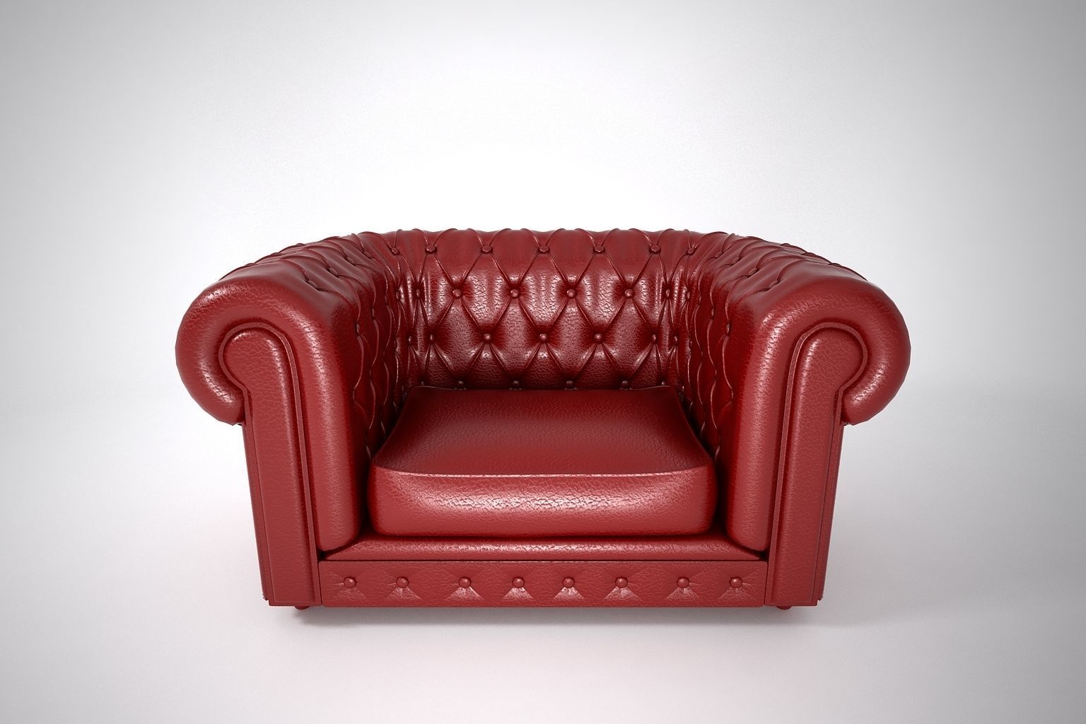 04 LEATHER SOFA SINGLE 3D model_1