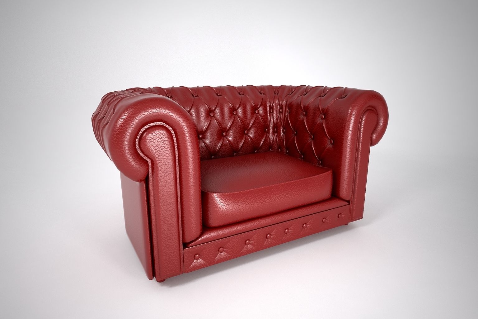 04 LEATHER SOFA SINGLE 3D model_2