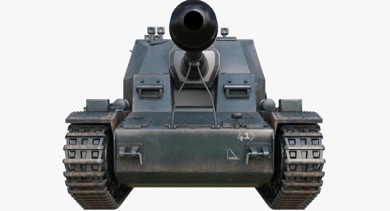 Tank K18 Auf Panzer Mental Ray  3D model_16
