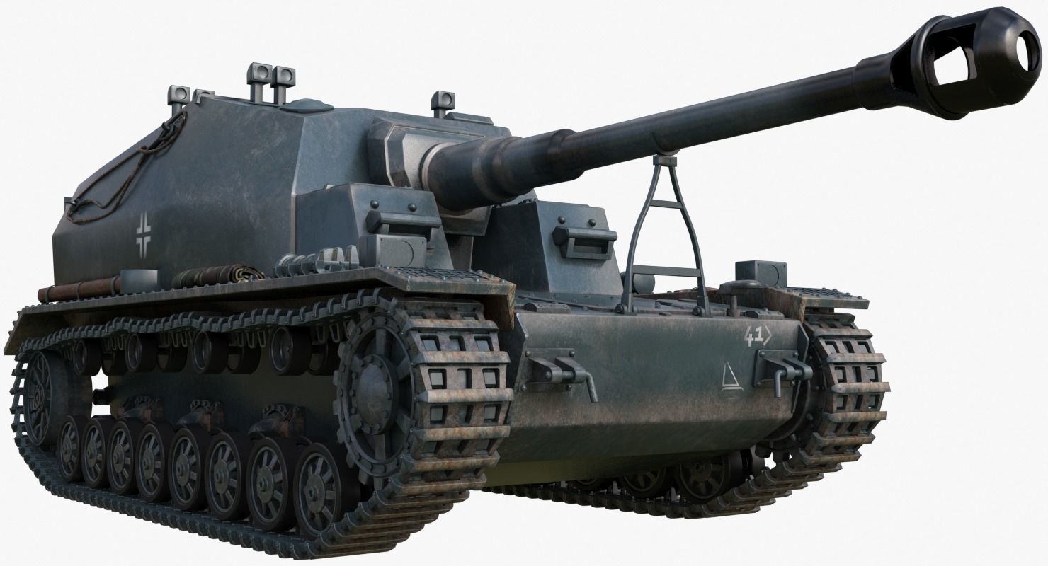 Tank K18 Auf Panzer Mental Ray  3D model_3