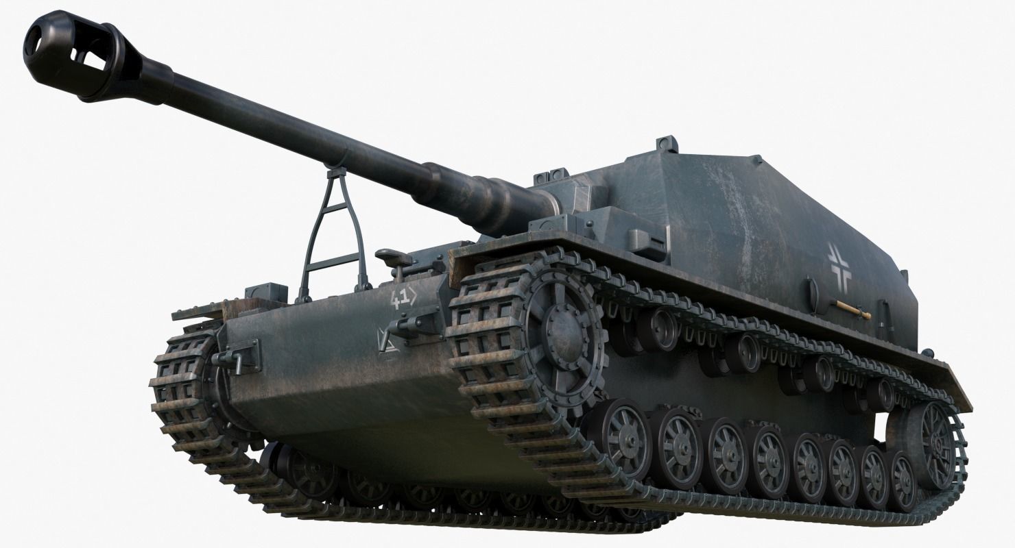 Tank K18 Auf Panzer Mental Ray  3D model_2