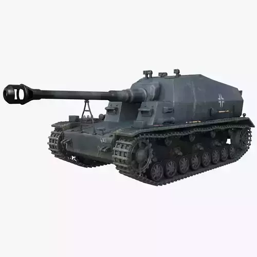 Tank K18 Auf Panzer Mental Ray  3D model