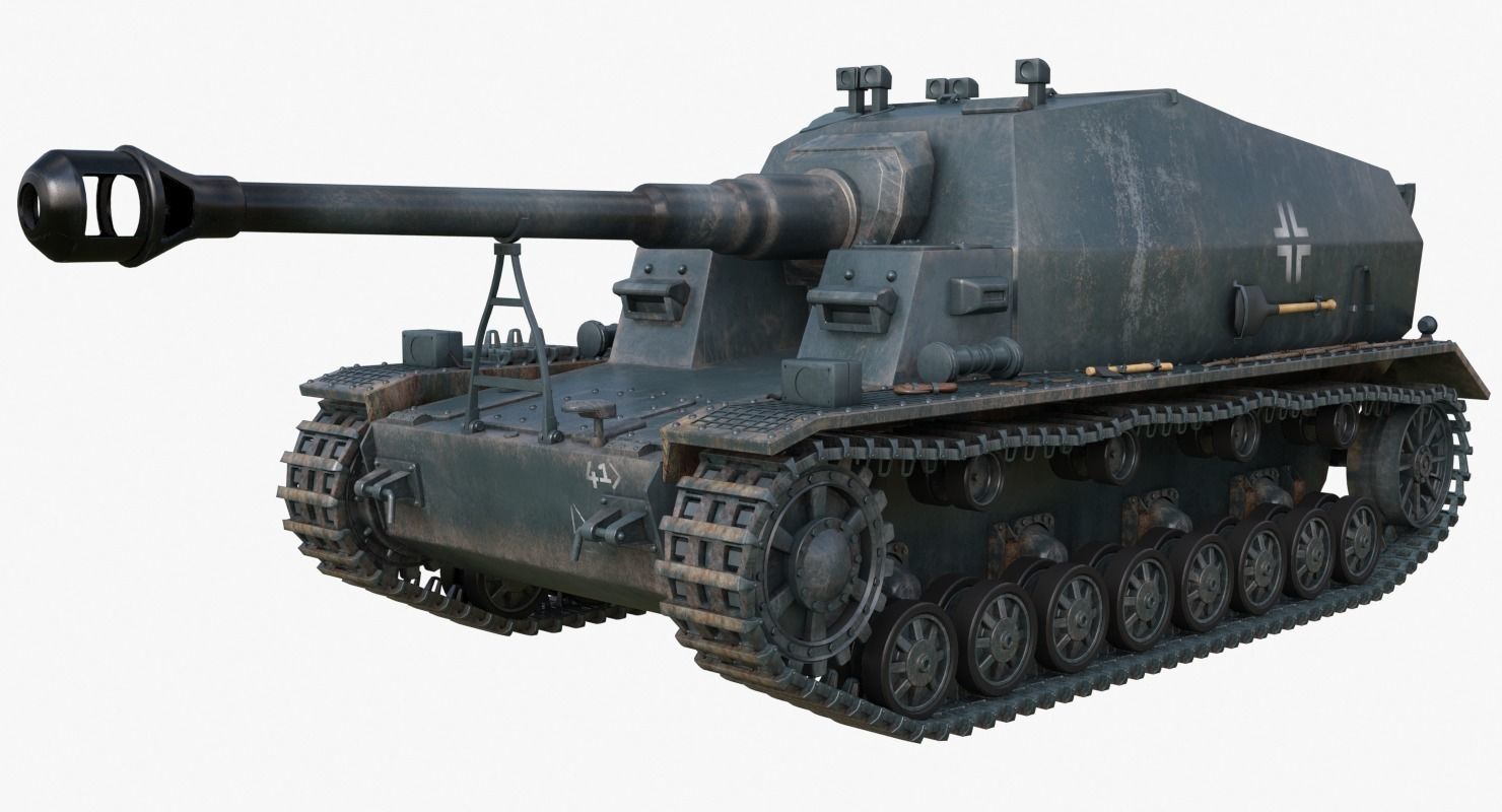 Tank K18 Auf Panzer Mental Ray  3D model_1