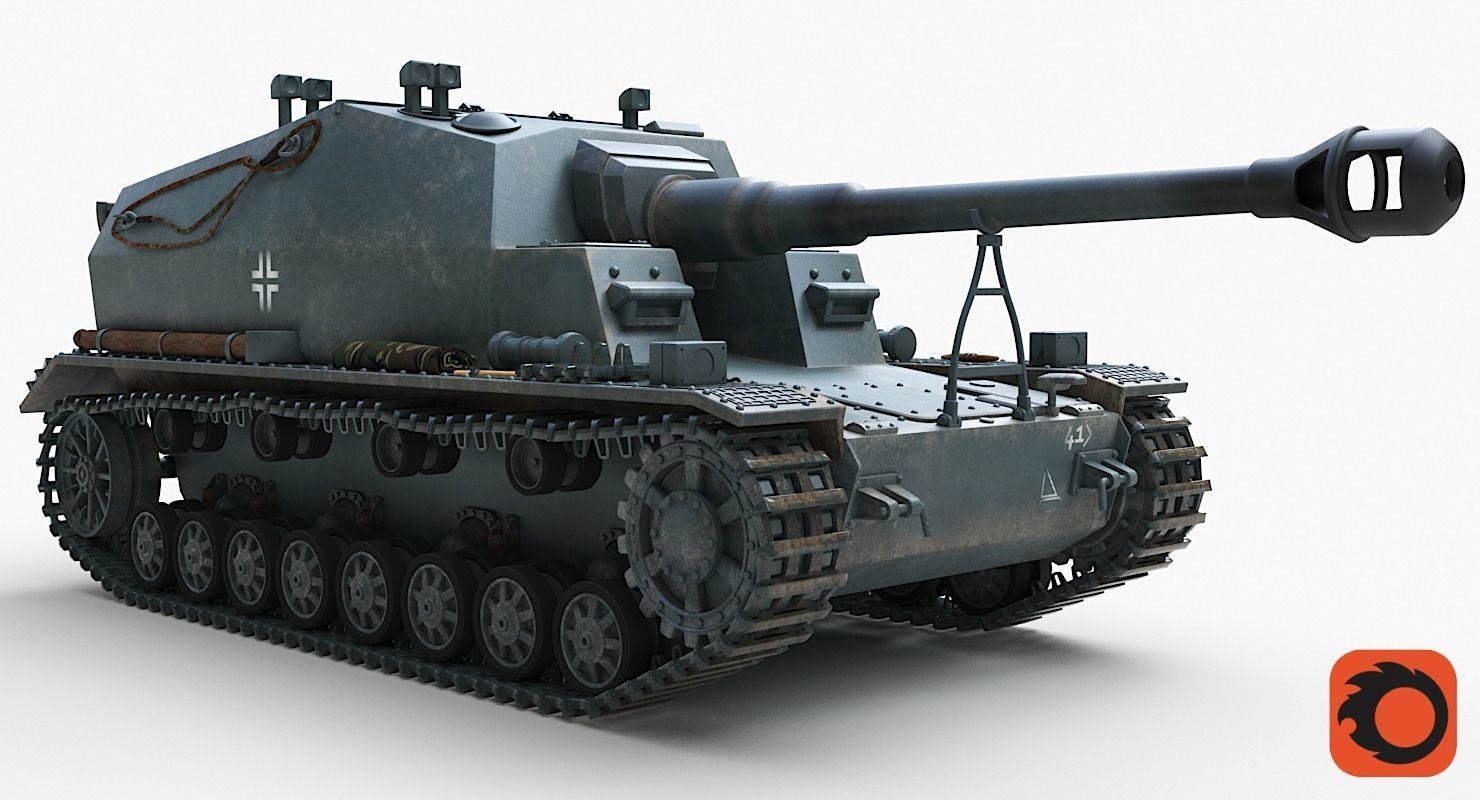 Tank K18 Auf Panzer Corona 3D model_5