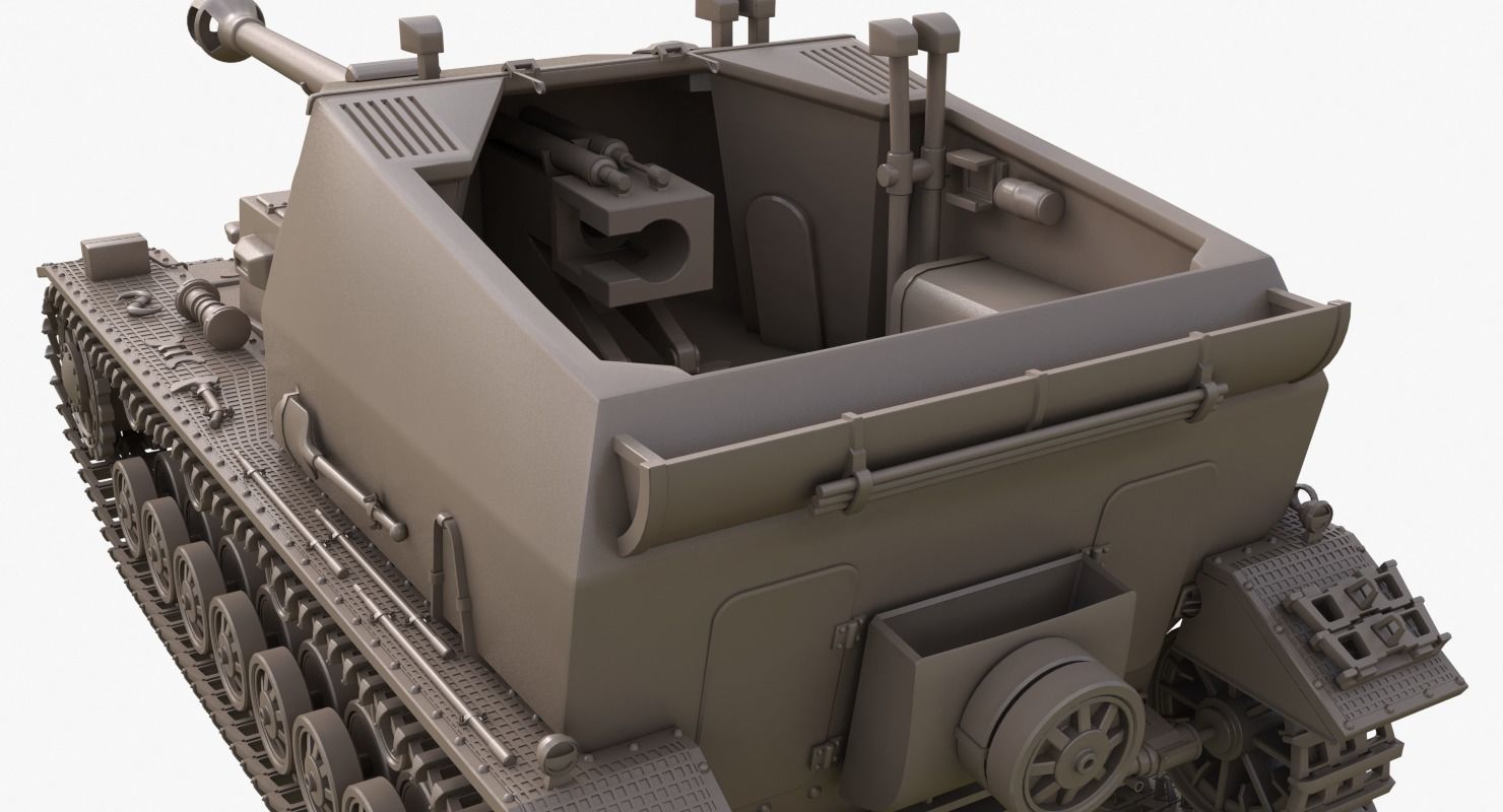 Tank K18 Auf Panzer Corona 3D model_21
