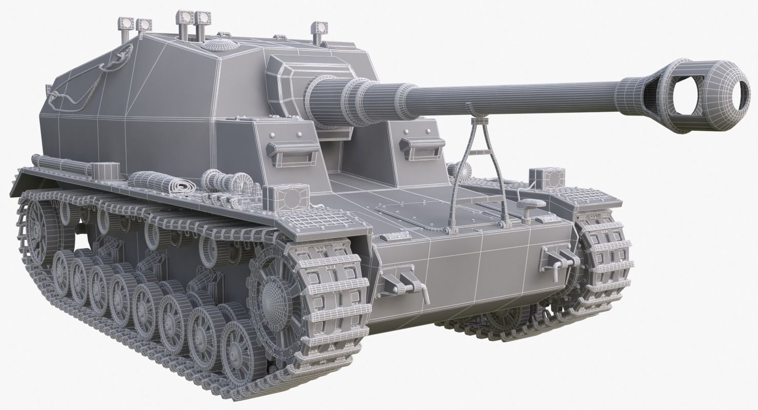 Tank K18 Auf Panzer Corona 3D model_14