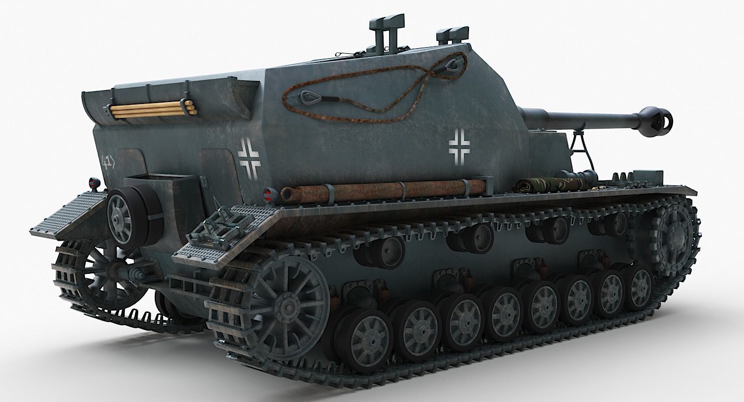 Tank K18 Auf Panzer Corona 3D model_3