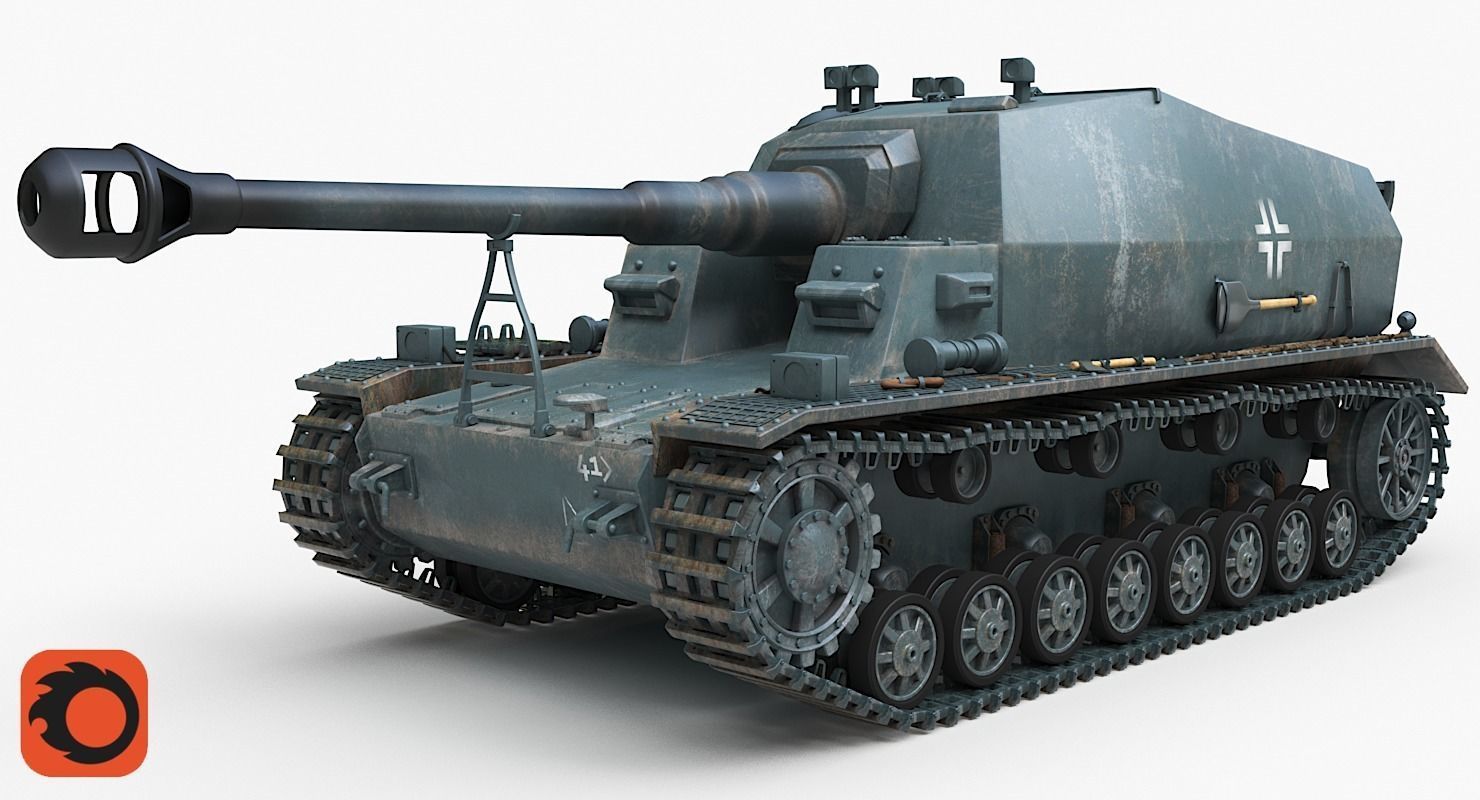 Tank K18 Auf Panzer Corona 3D model_1