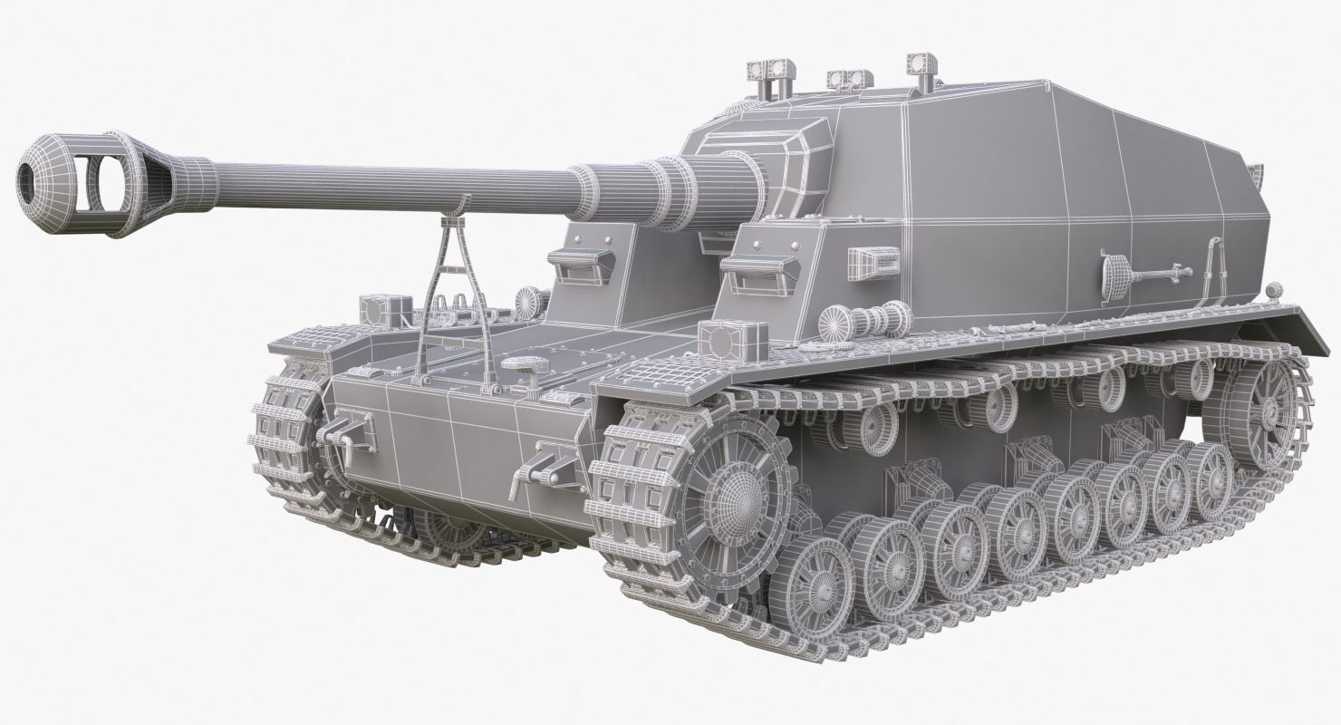 Tank K18 Auf Panzer Corona 3D model_8