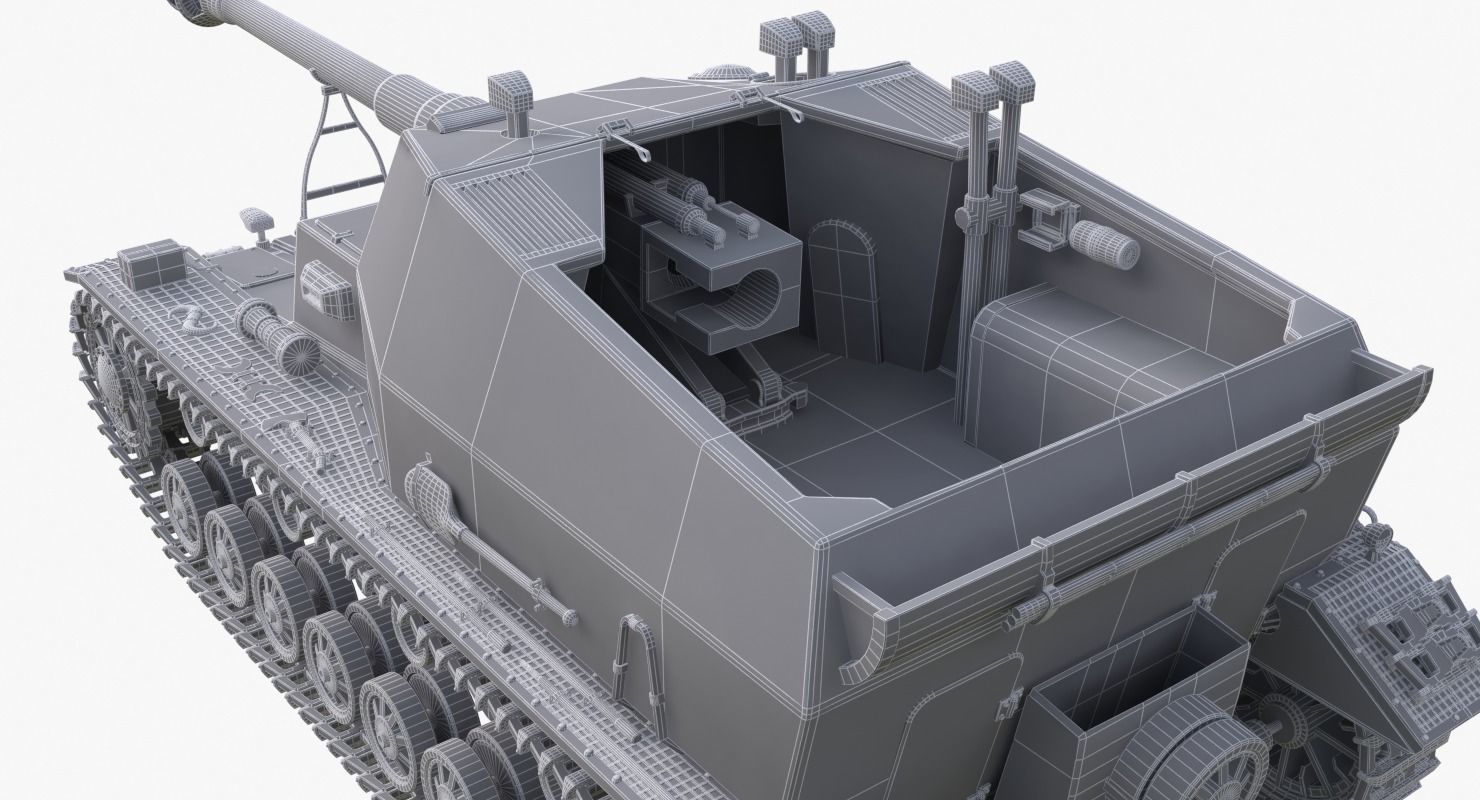 Tank K18 Auf Panzer Corona 3D model_12