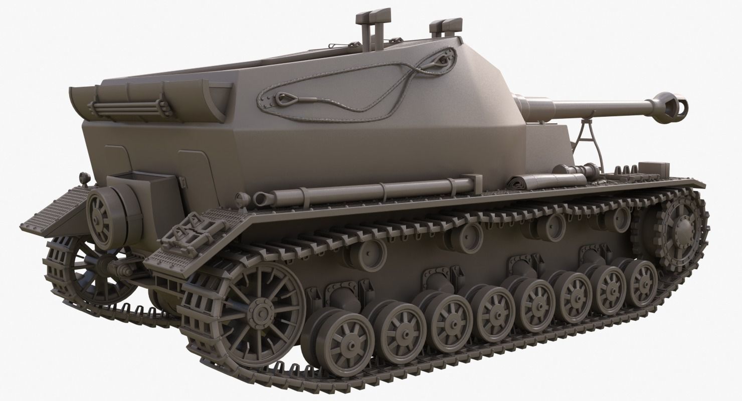 Tank K18 Auf Panzer Corona 3D model_19