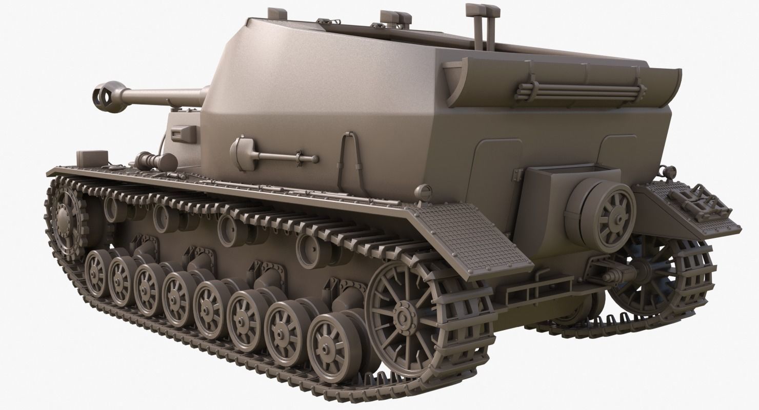 Tank K18 Auf Panzer Corona 3D model_18