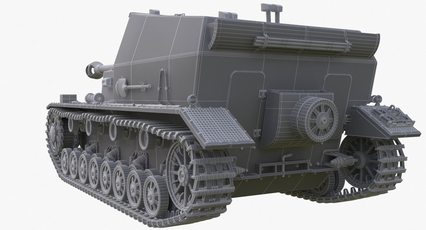 Tank K18 Auf Panzer Corona 3D model_10