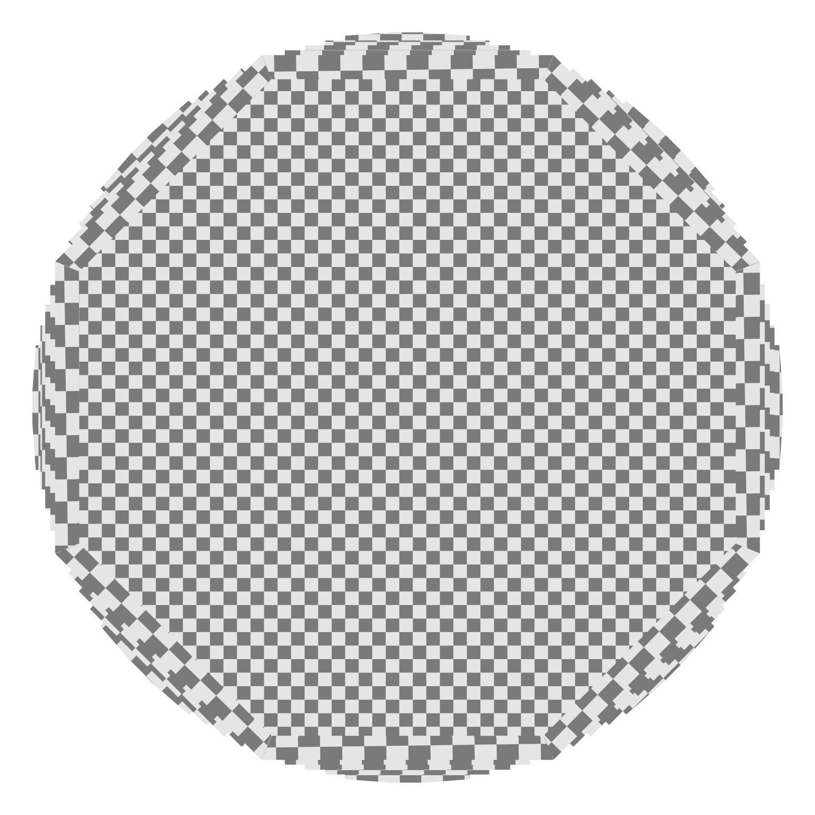 Mosaic Octagonal Mirror 373-333 3D model_4