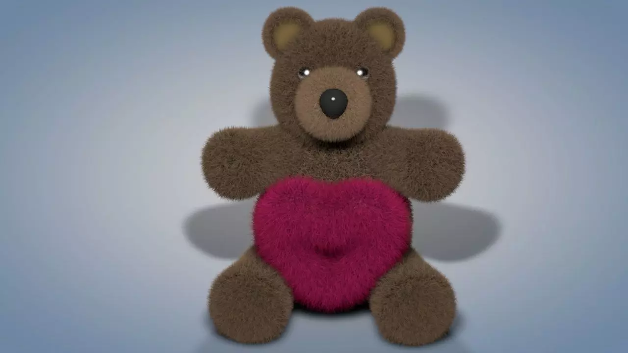 Teddy Bear 3D model_0