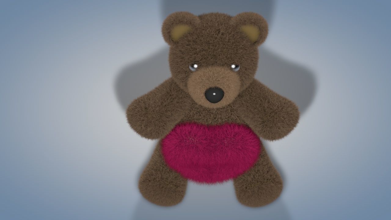 Teddy Bear 3D model_2