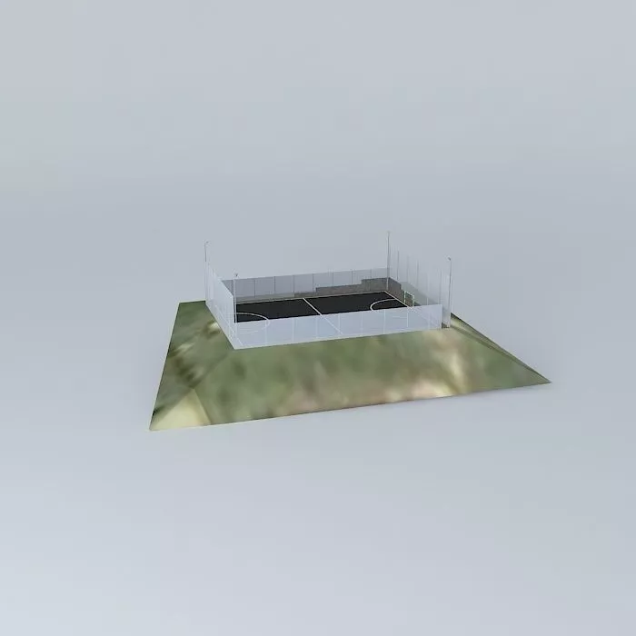 Playground soccer field Free 3D model