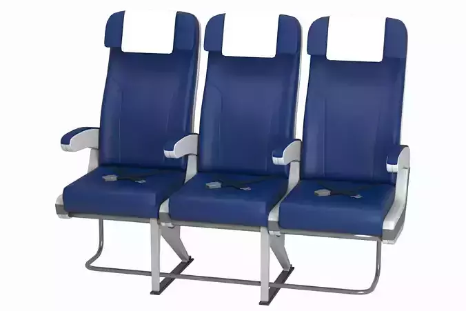 Airplane chair V3 3D model