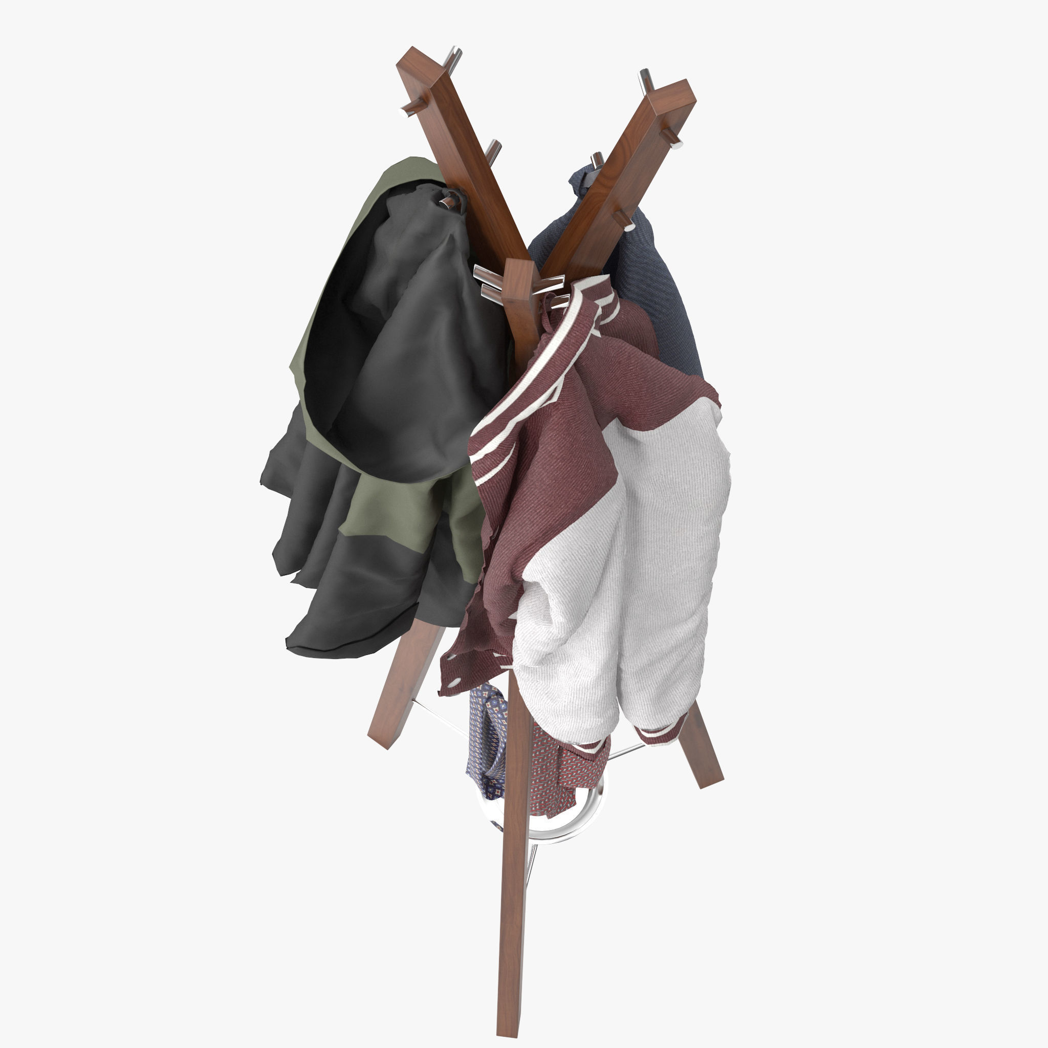 Hanny Coat stand 3D model_7