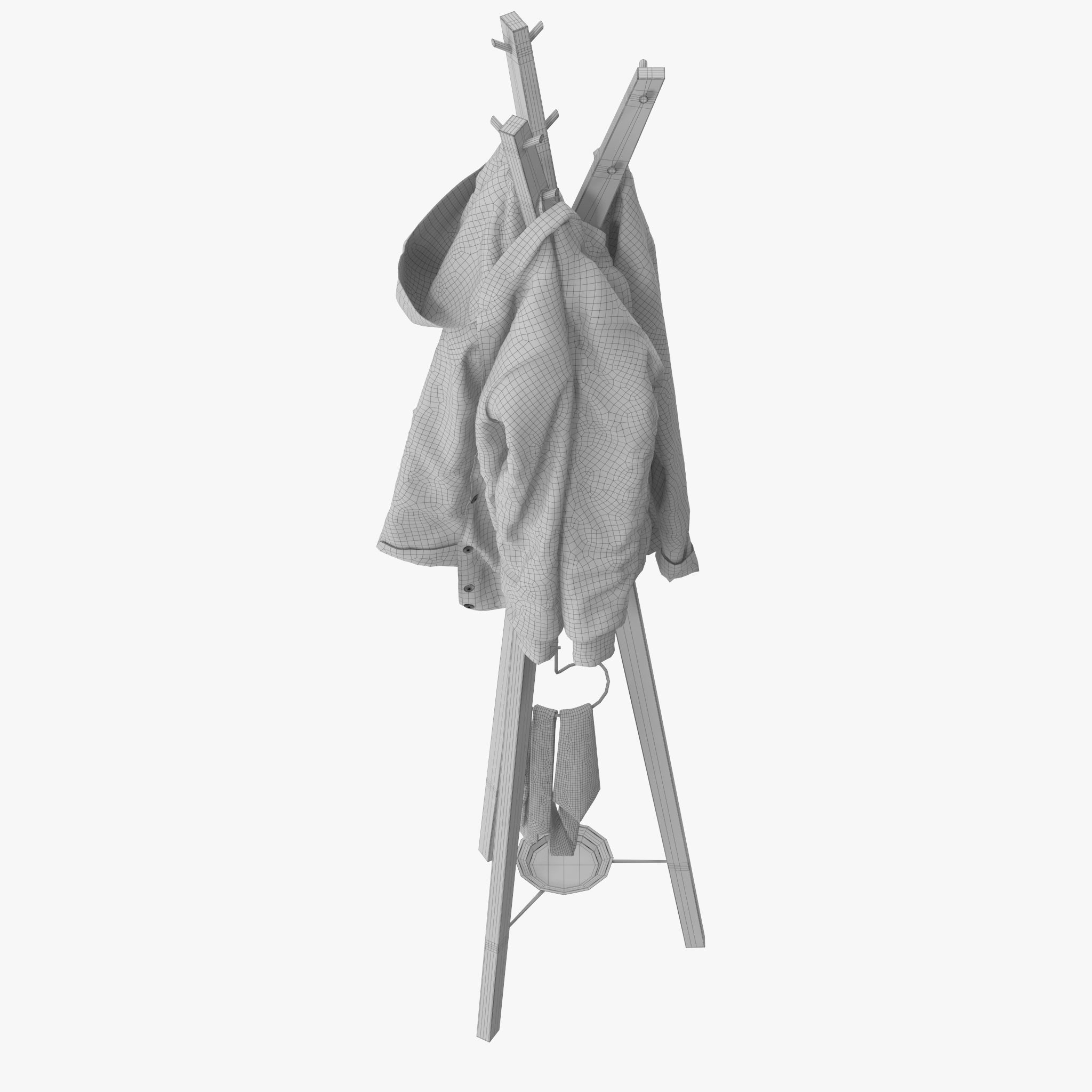Hanny Coat stand 3D model_17