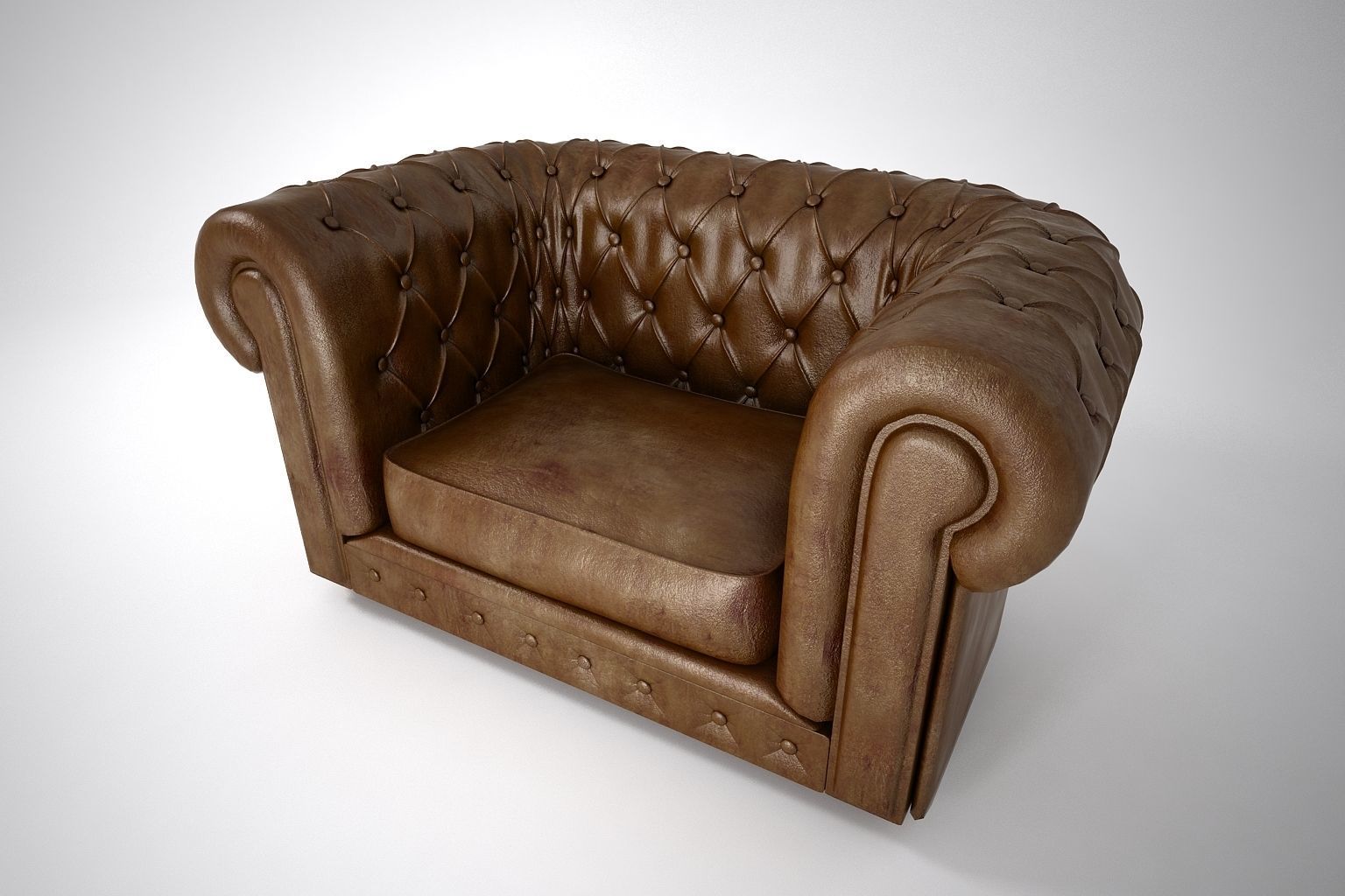 08 LEATHER SOFA SINGLE 3D model_4