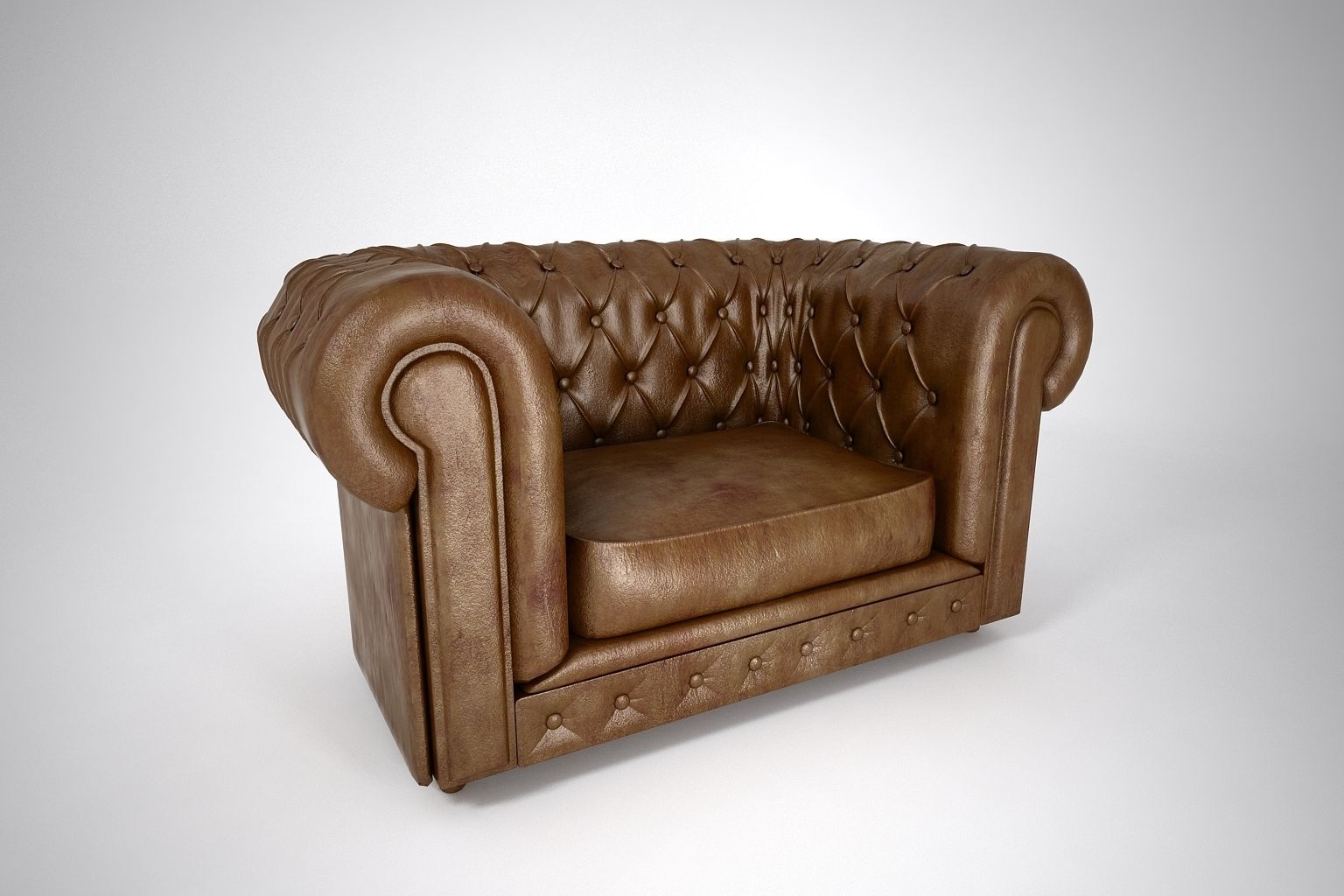 08 LEATHER SOFA SINGLE 3D model_1