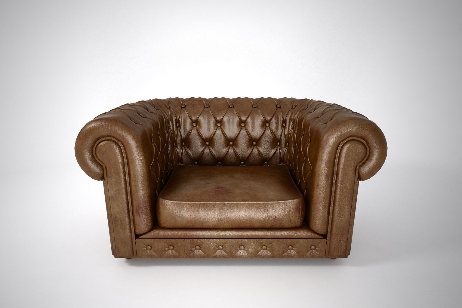 08 LEATHER SOFA SINGLE 3D model_3