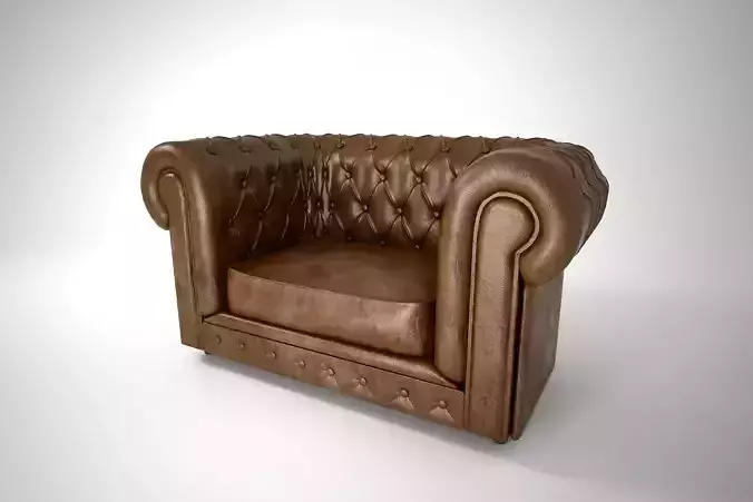 08 LEATHER SOFA SINGLE