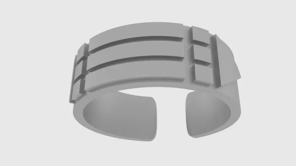 Atlantis rings 3D print model