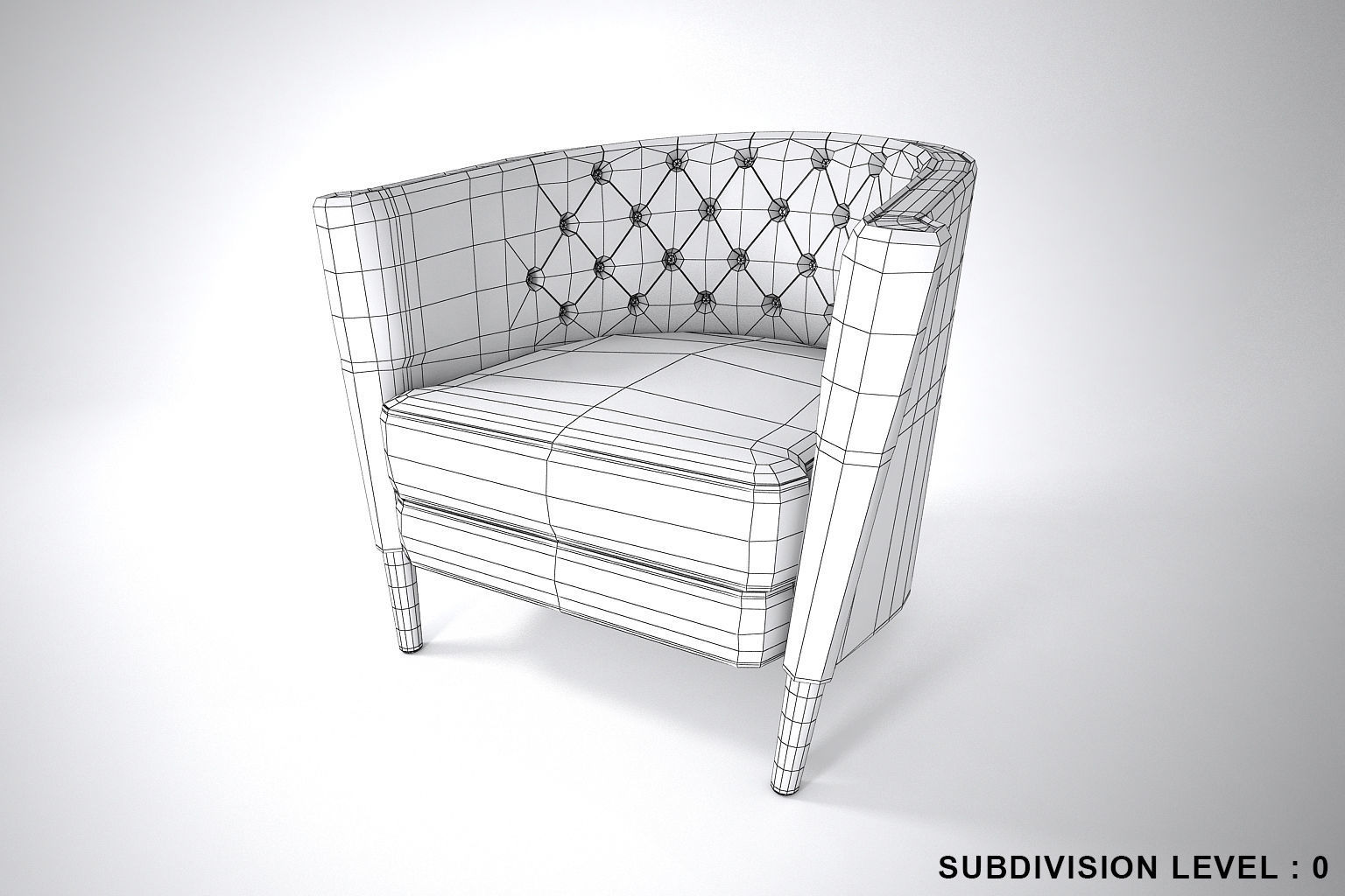 01 LEATHER CHAIR SINGLE 3D model_6