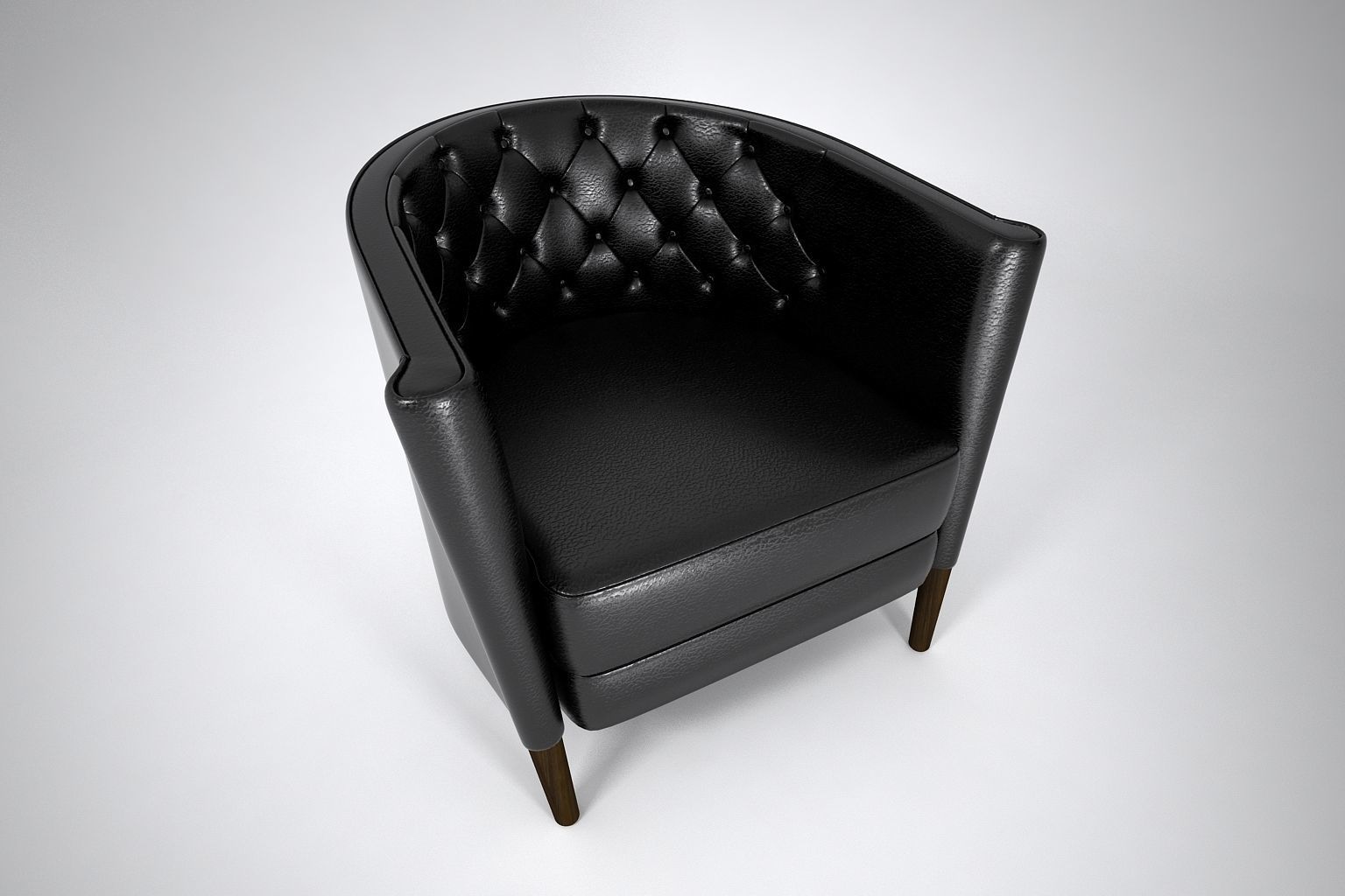 01 LEATHER CHAIR SINGLE 3D model_3