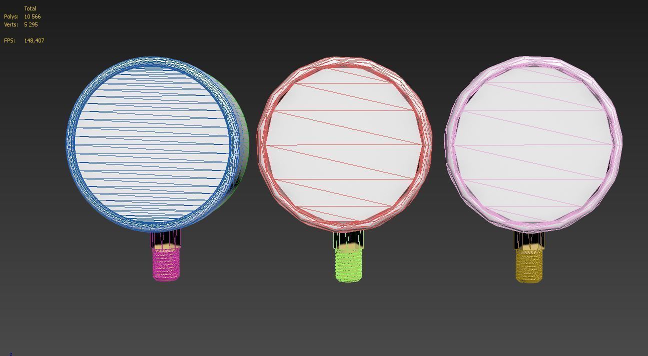 Pressure Gauge 3D model_9