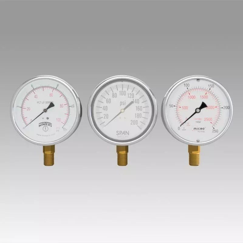 Pressure Gauge 3D model_0
