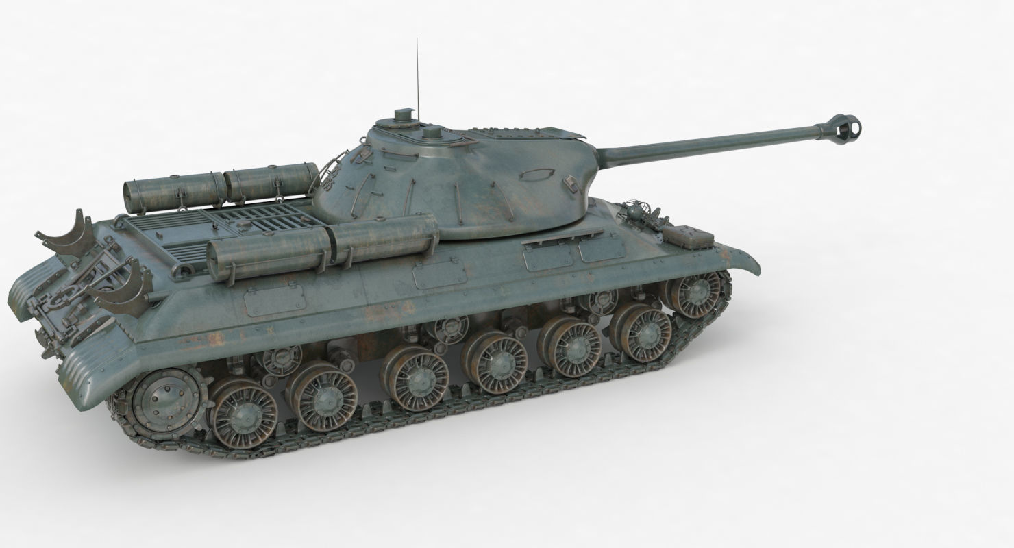 Tank IS 3M Vray 3D model_46