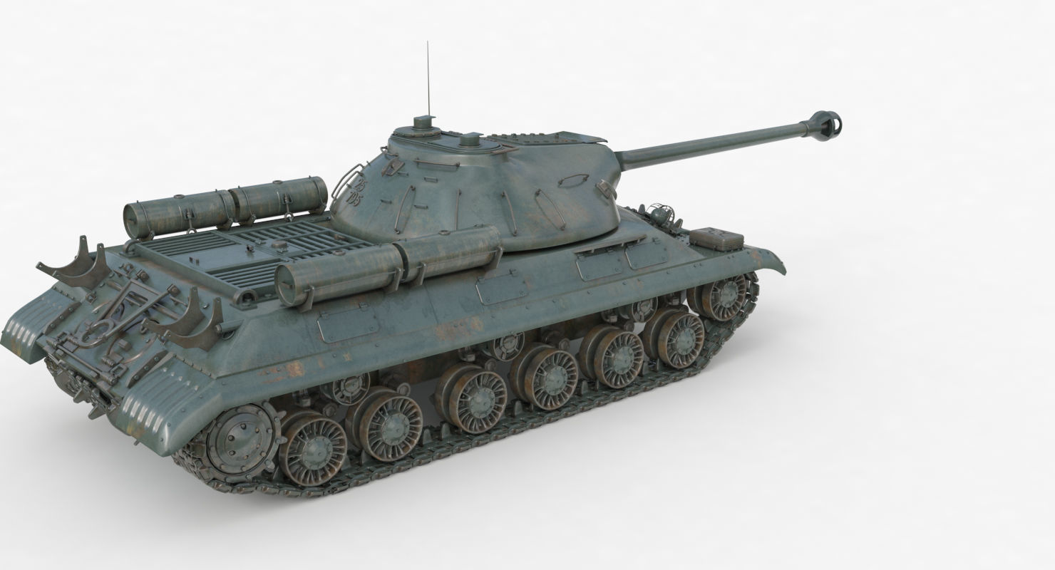 Tank IS 3M Vray 3D model_47