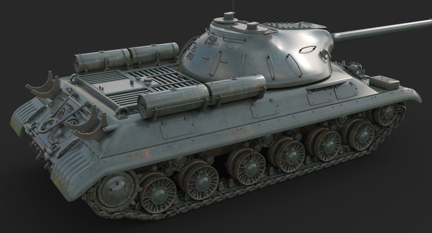 Tank IS 3M Vray 3D model_6