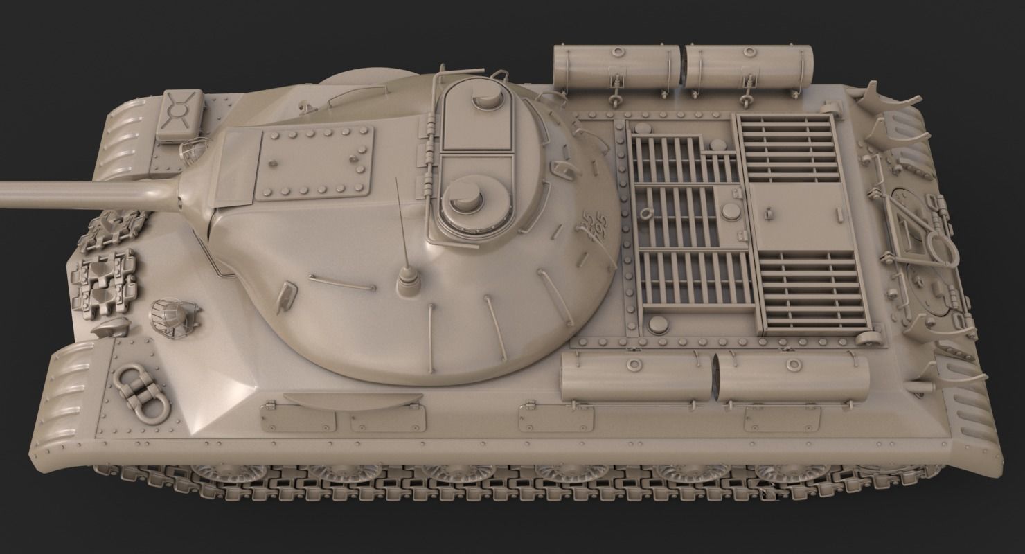 Tank IS 3M Vray 3D model_23