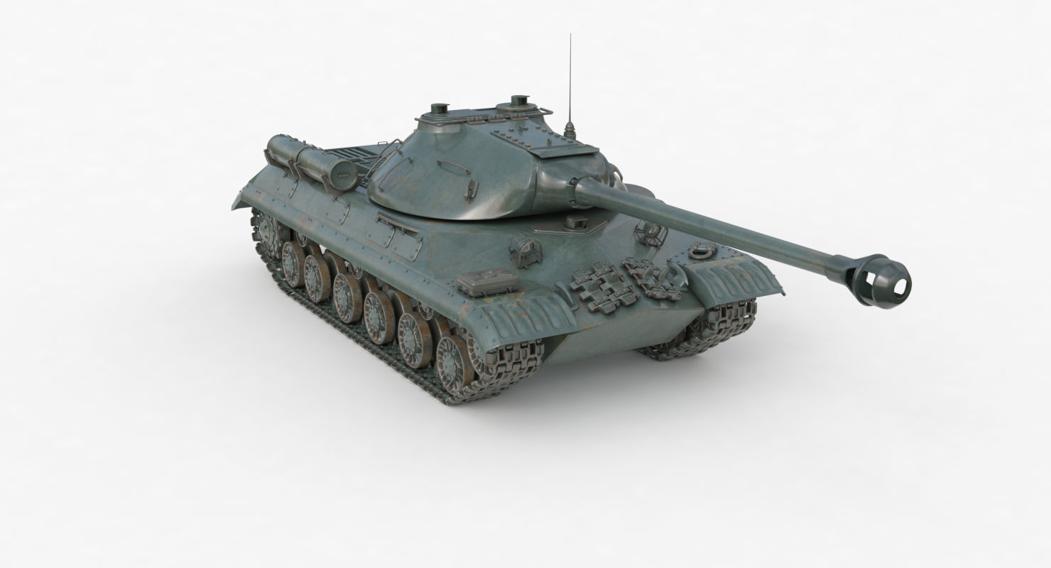 Tank IS 3M Vray 3D model_37