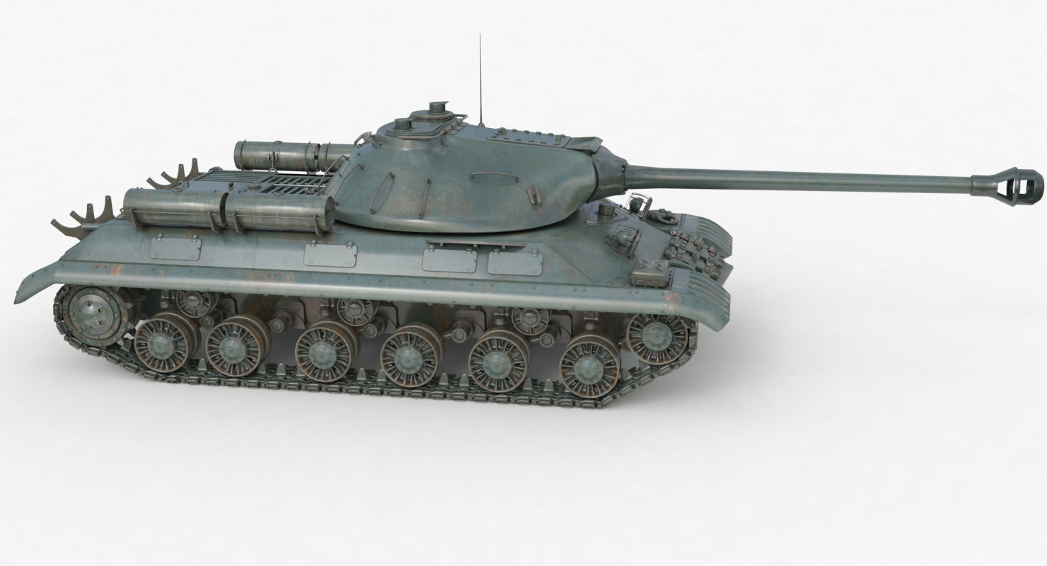 Tank IS 3M Vray 3D model_42