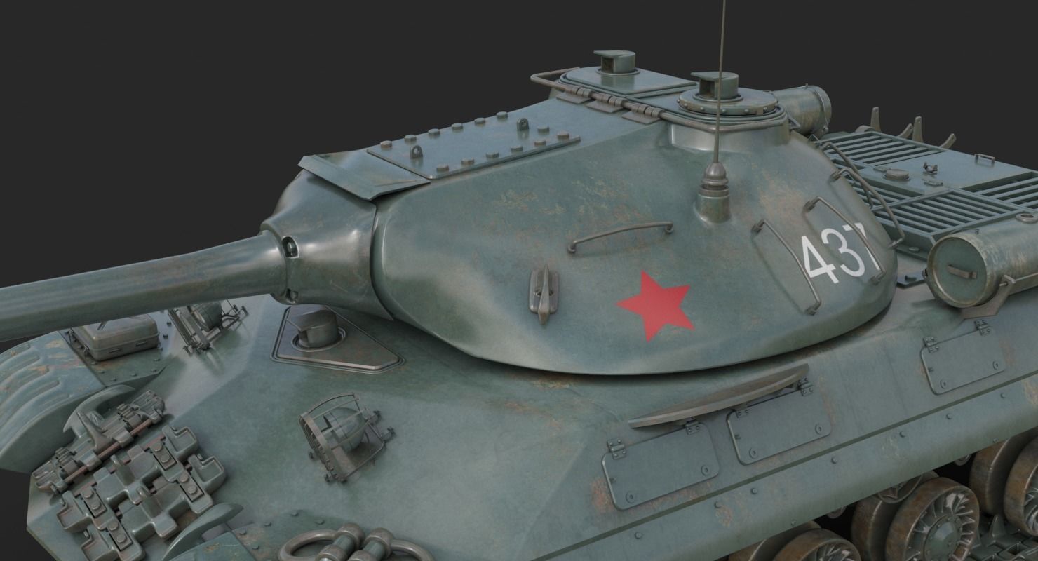 Tank IS 3M Vray 3D model_11